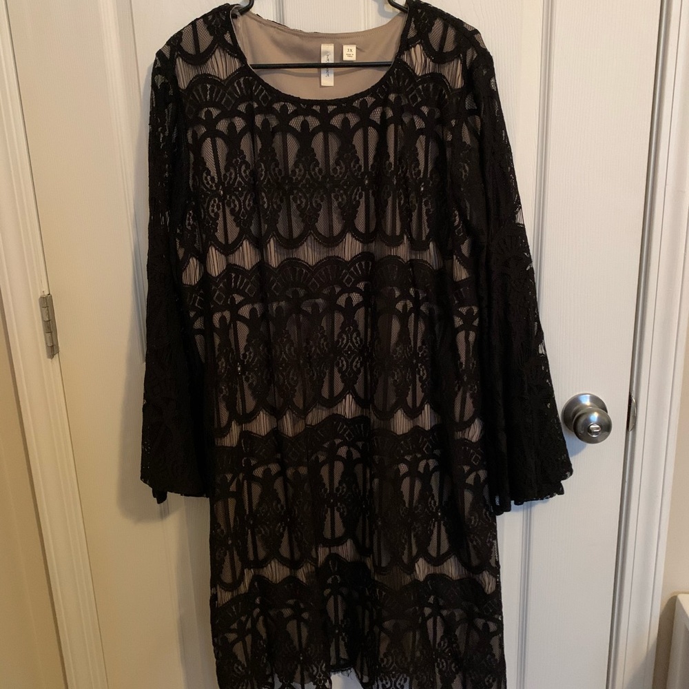 Black and Nude Dress